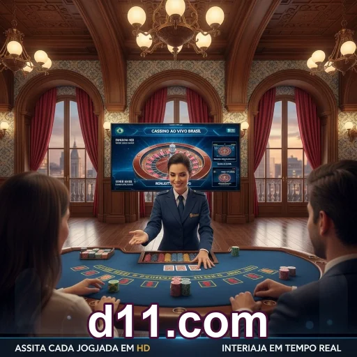 Jogos de Casino Ao Vivo com Interação Imediata - d11.com