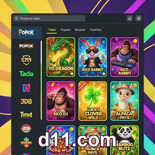 Ilustração de Slots Populares
